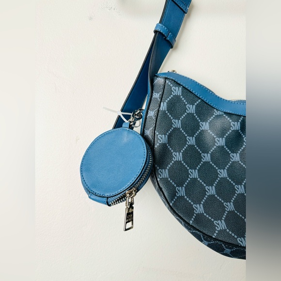 Steve Madden blue BMartina Bag purse with coin bag - Picture 3 of 7